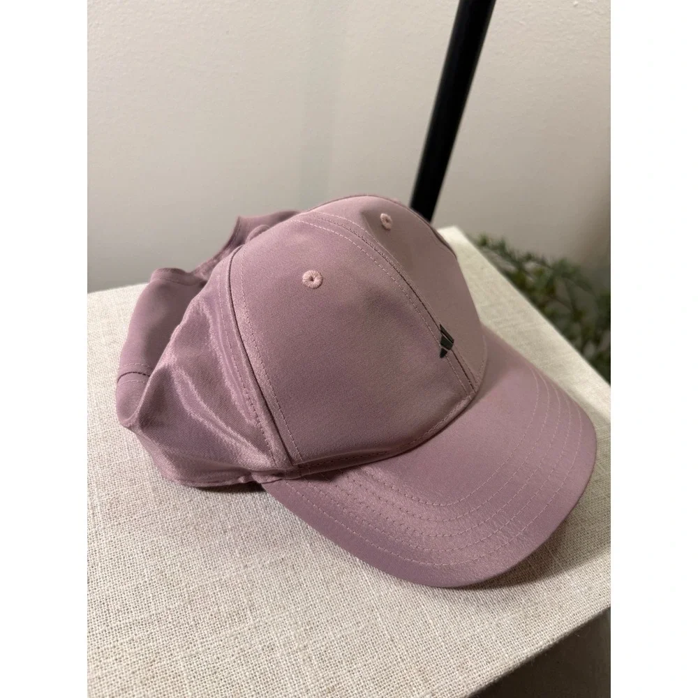 Adidas Womens Satin Baseball Cap Dusty Rose Mauve Adjustable Hat One Size OS
